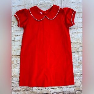 Mud Pie Red Corduroy Christmas dress New 5t